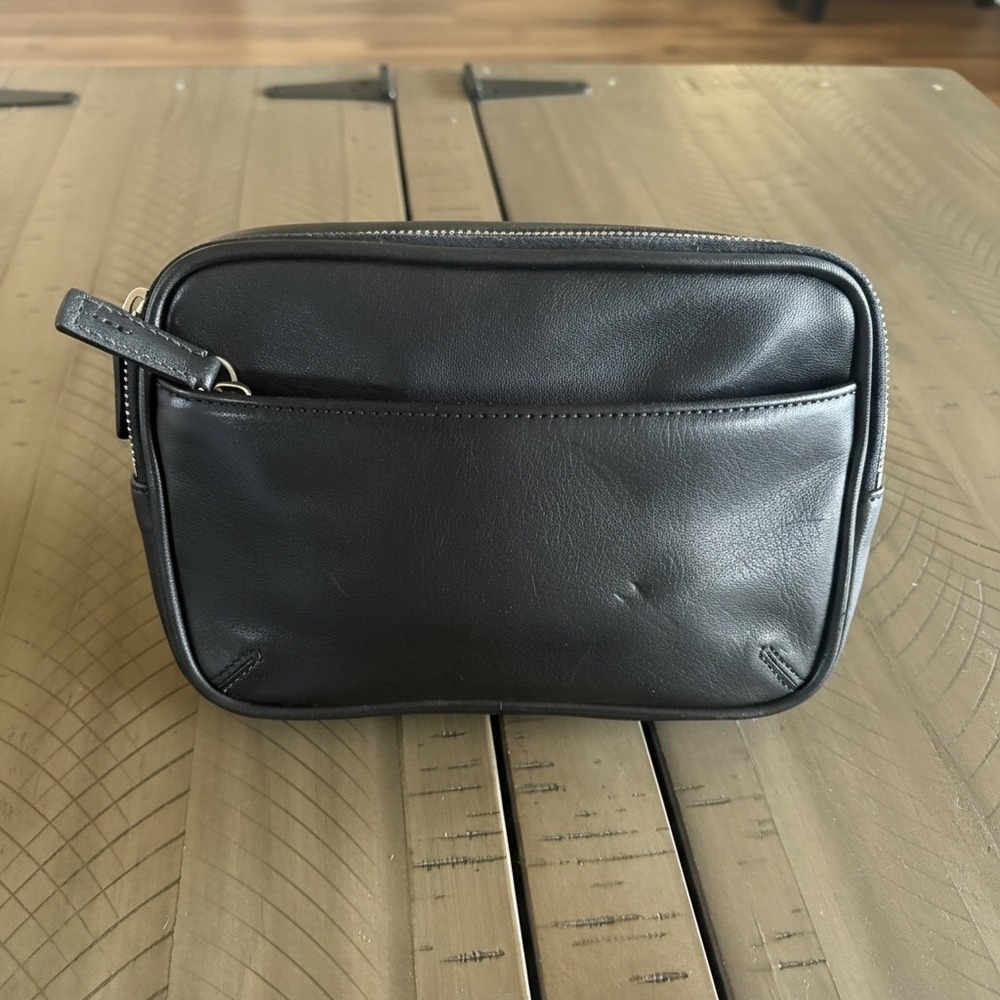Coach Metropolitan Belt Bag Black Leather NWOT 2016 Style 5486
